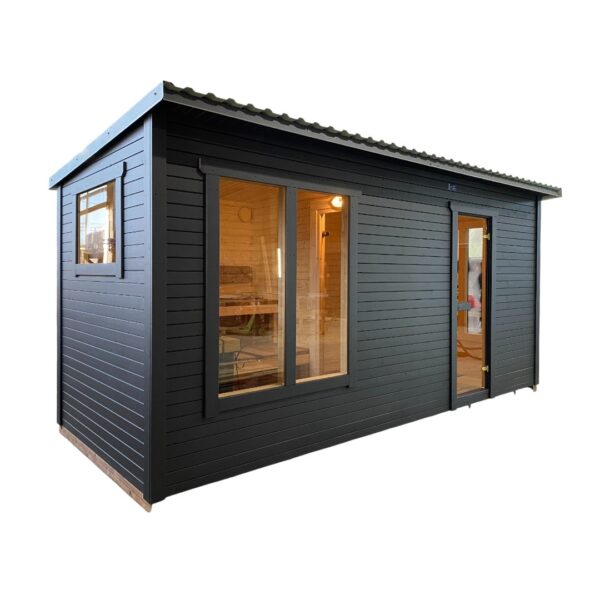 Dřevěná sauna 5 XL BOX RELAX