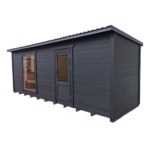 Dřevěná sauna 5 XL BOX RELAX