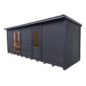 Dřevěná sauna 5 XL BOX RELAX