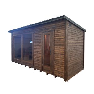 Dřevěná sauna 5 XL BOX RELAX