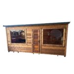 Dřevěná sauna 5 XL BOX RELAX