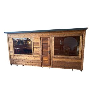 Dřevěná sauna 5 XL BOX RELAX