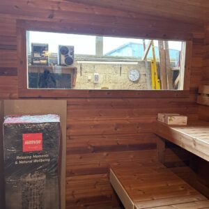 Dřevěná sauna 5 XL BOX RELAX