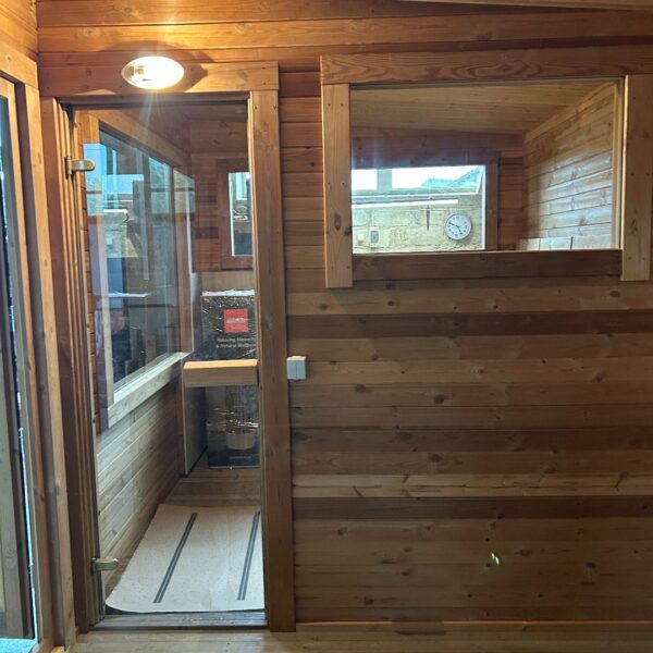 Dřevěná sauna 5 XL BOX RELAX