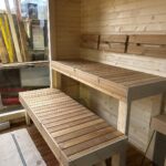 Dřevěná sauna 5 XL BOX RELAX