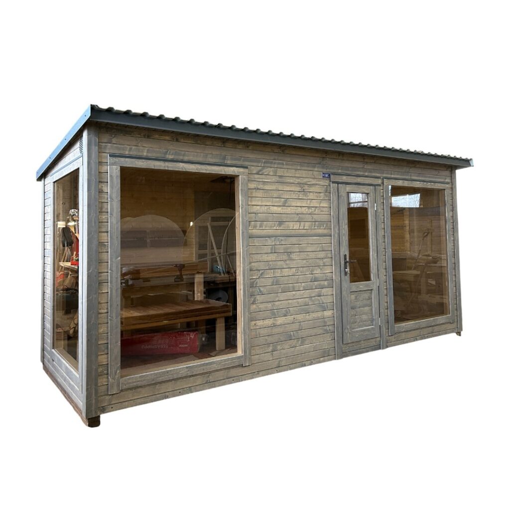 Dřevěná sauna 5 XL BOX RELAX