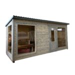 Dřevěná sauna 5 XL BOX RELAX