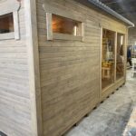 Dřevěná sauna 5 XL BOX RELAX