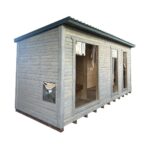 Dřevěná sauna 5 XL BOX RELAX