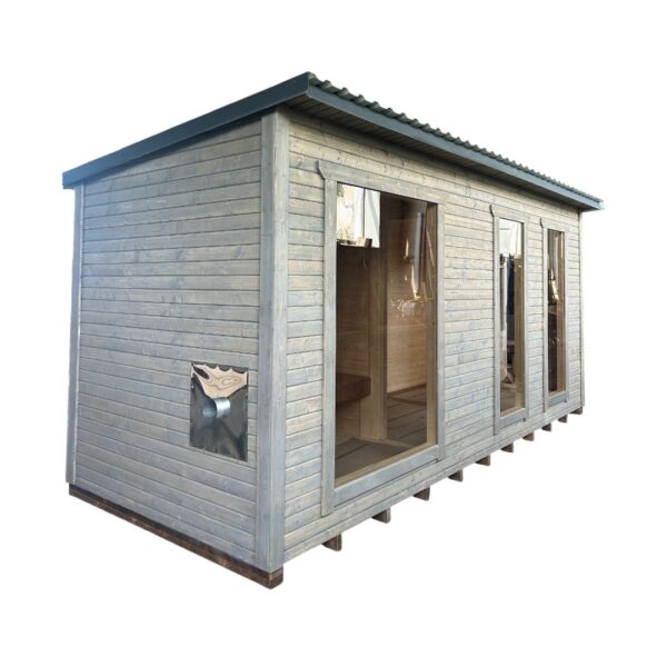 Dřevěná sauna 5 XL BOX RELAX