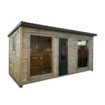 Dřevěná sauna 5 XL BOX RELAX