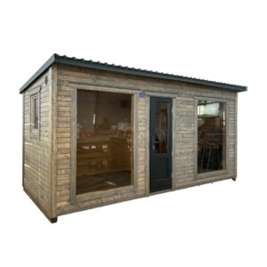 Dřevěná sauna 5 XL BOX RELAX