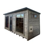 Dřevěná sauna 5 XL BOX RELAX