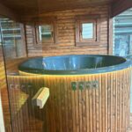 Dřevěná sauna 5,4 XL BOX COMBI