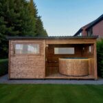 Dřevěná sauna 5,4 XL BOX COMBI