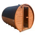 Dřevěná sudová sauna RELAX – 3 m