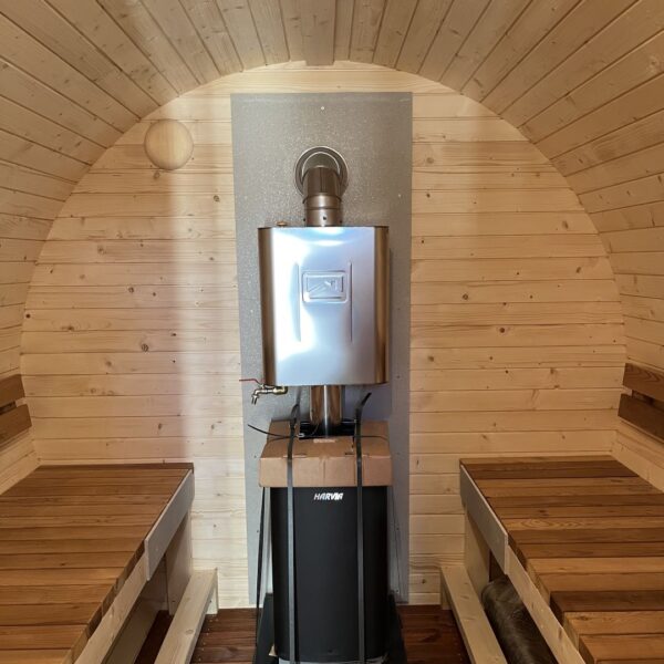 Dřevěná sudová sauna RELAX – 3 m