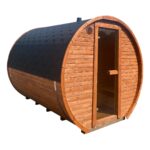 Dřevěná sudová sauna RELAX – 3 m