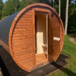 Dřevěná sudová sauna RELAX – 3 m