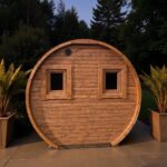 Dřevěná sudová sauna RELAX – 3 m