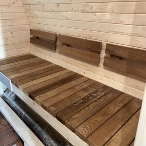 Dřevěná sudová sauna RELAX – 3 m
