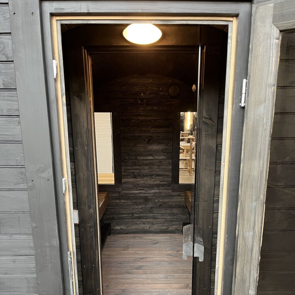 Dřevěná sudová sauna RELAX – 3 m