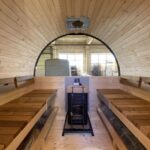 Dřevěná sudová sauna RELAX – 3 m