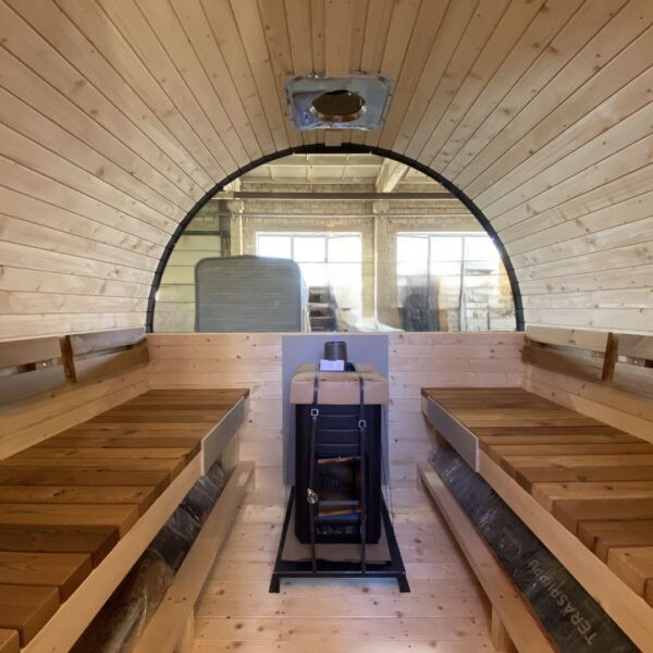 Dřevěná sudová sauna RELAX – 3 m