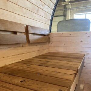 Dřevěná sudová sauna RELAX – 3 m