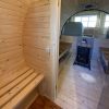 Dřevěná sudová sauna RELAX – 3 m