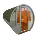 Dřevěná sudová sauna RELAX – 4 m