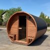 Dřevěná sudová sauna RELAX – 4 m
