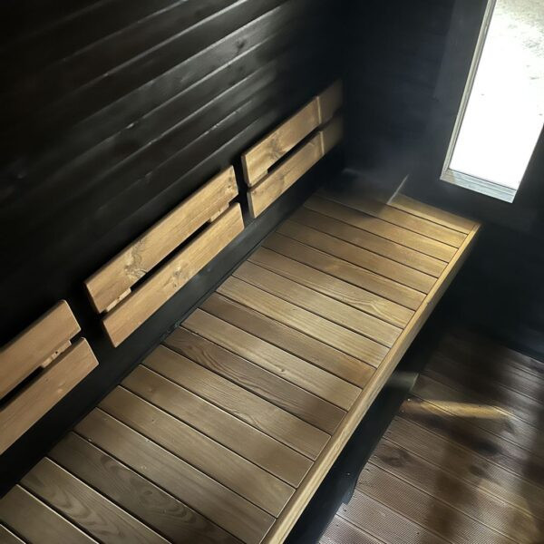 Dřevěná sudová sauna RELAX – 4 m