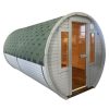 Dřevěná sudová sauna RELAX – 4,5 m