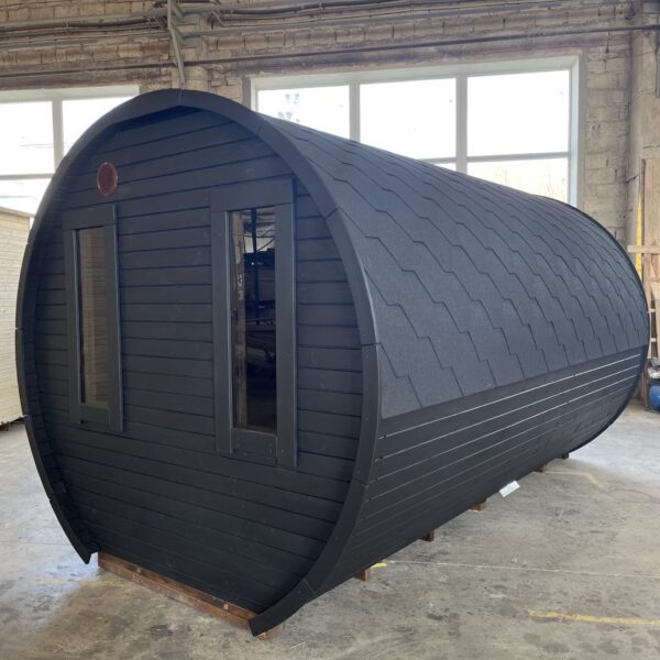 Dřevěná sudová sauna RELAX – 4,5 m