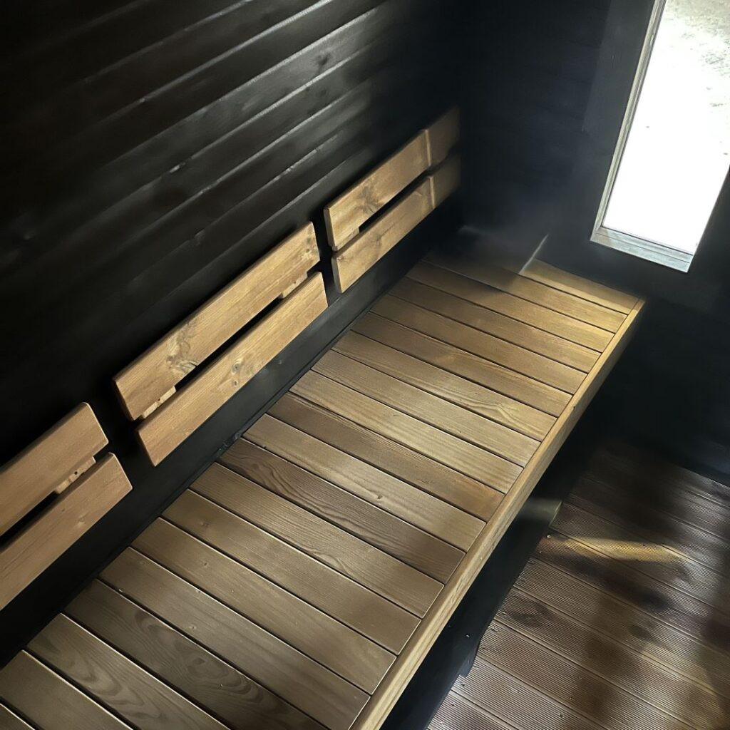 Dřevěná sudová sauna RELAX – 4,5 m