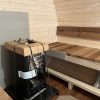 Dřevěná sudová sauna RELAX – 4,5 m