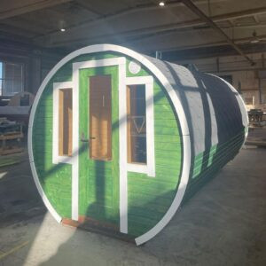 Dřevěná sudová sauna RELAX – 4,5 m23