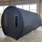 Dřevěná sudová sauna RELAX – 5 m