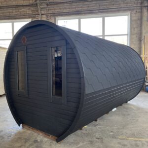 Dřevěná sudová sauna RELAX – 5 m