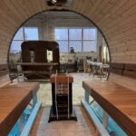 Dřevěná sudová sauna RELAX – 5 m