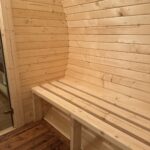 Dřevěná sudová sauna RELAX – 5 m