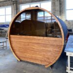 Dřevěná sudová sauna RELAX – 5 m