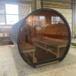 Dřevěná sudová sauna RELAX – 5 m