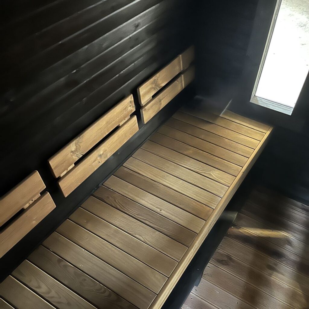 Dřevěná sudová sauna RELAX – 5 m