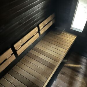 Dřevěná sudová sauna RELAX – 5,4 m