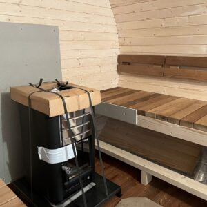 Dřevěná sudová sauna RELAX – 5,4 m