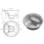 Integrovaná laminátová vířivka