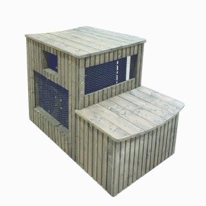 Krycí schody k chladícímu zařízení – smrk