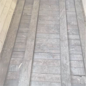 Rošt do sauny – krytí mezery podlahy – 1 místnost